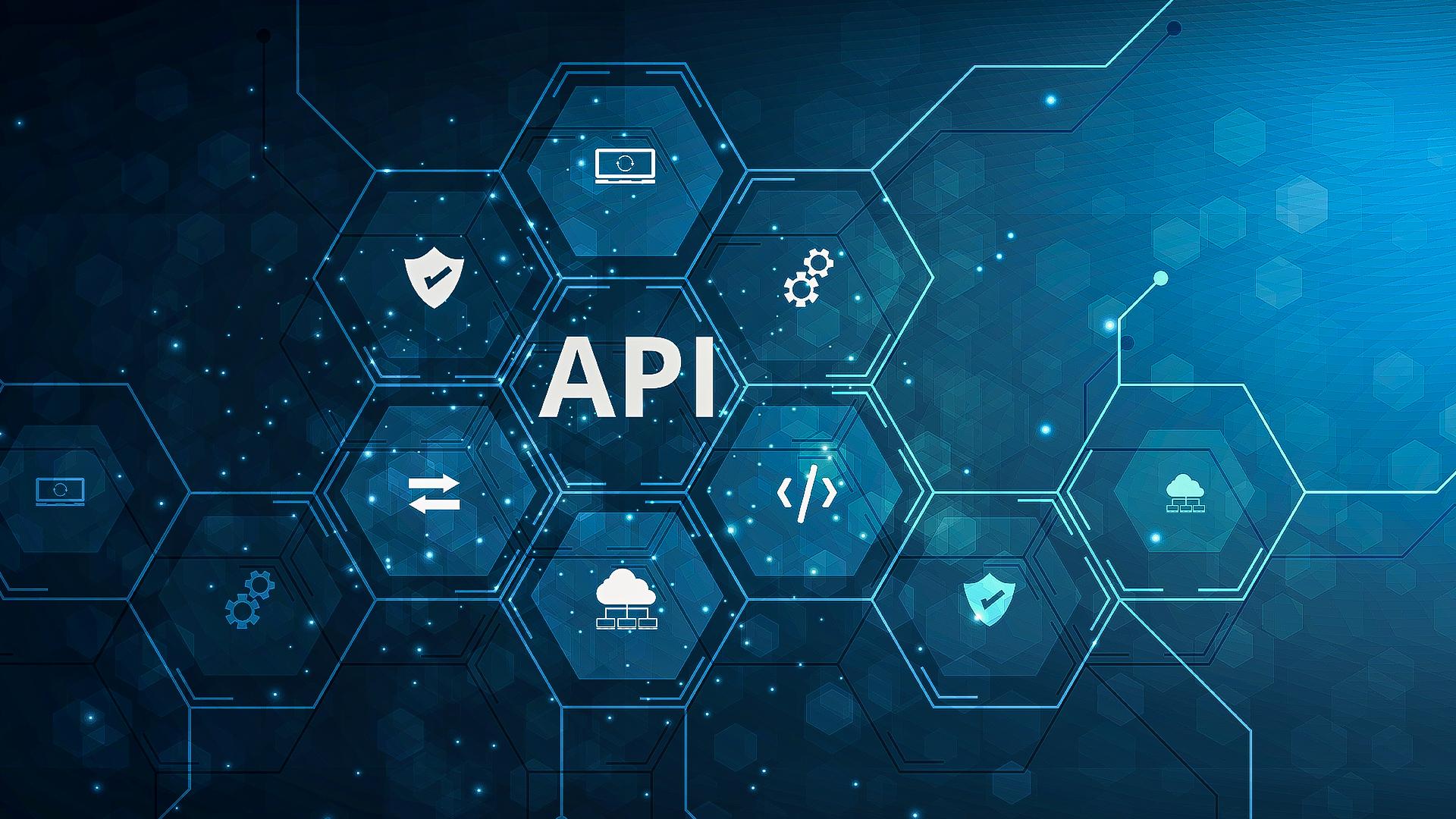 Connected systems and APIs visualized across devices