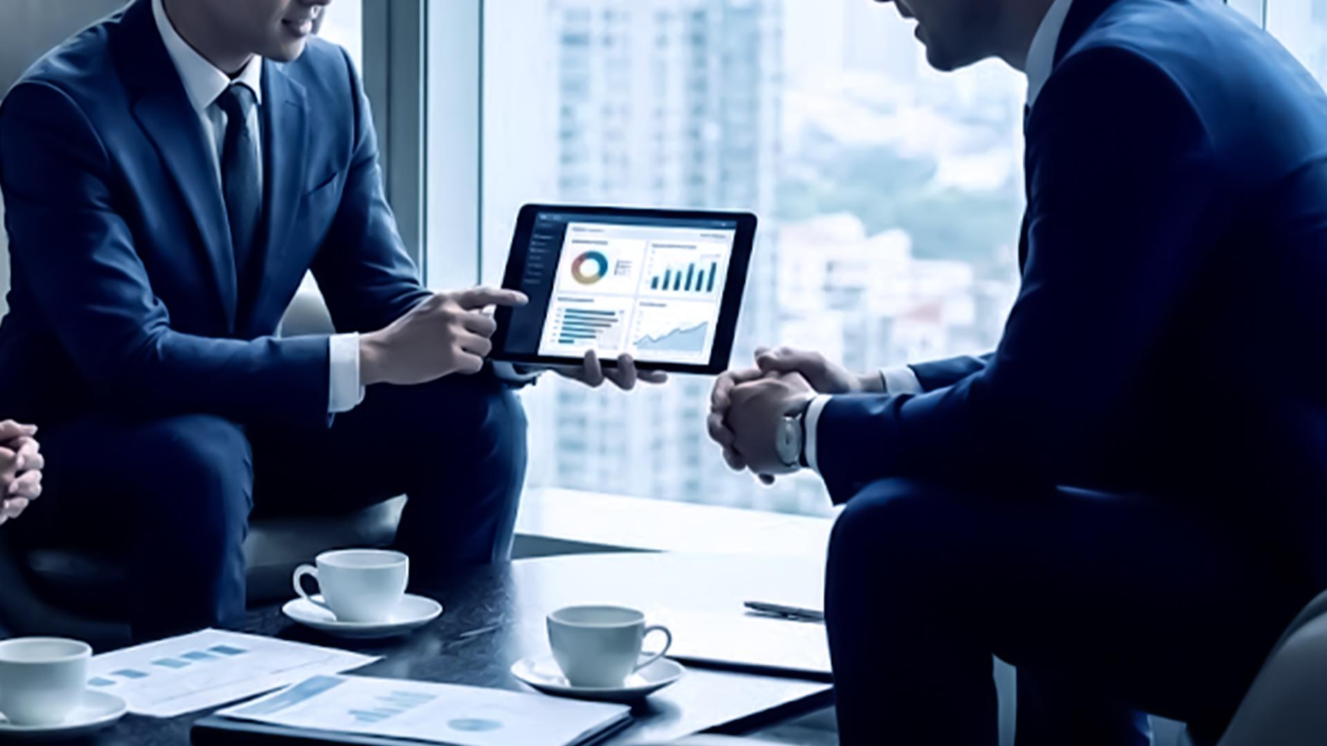 Unified view of business applications across multiple screens