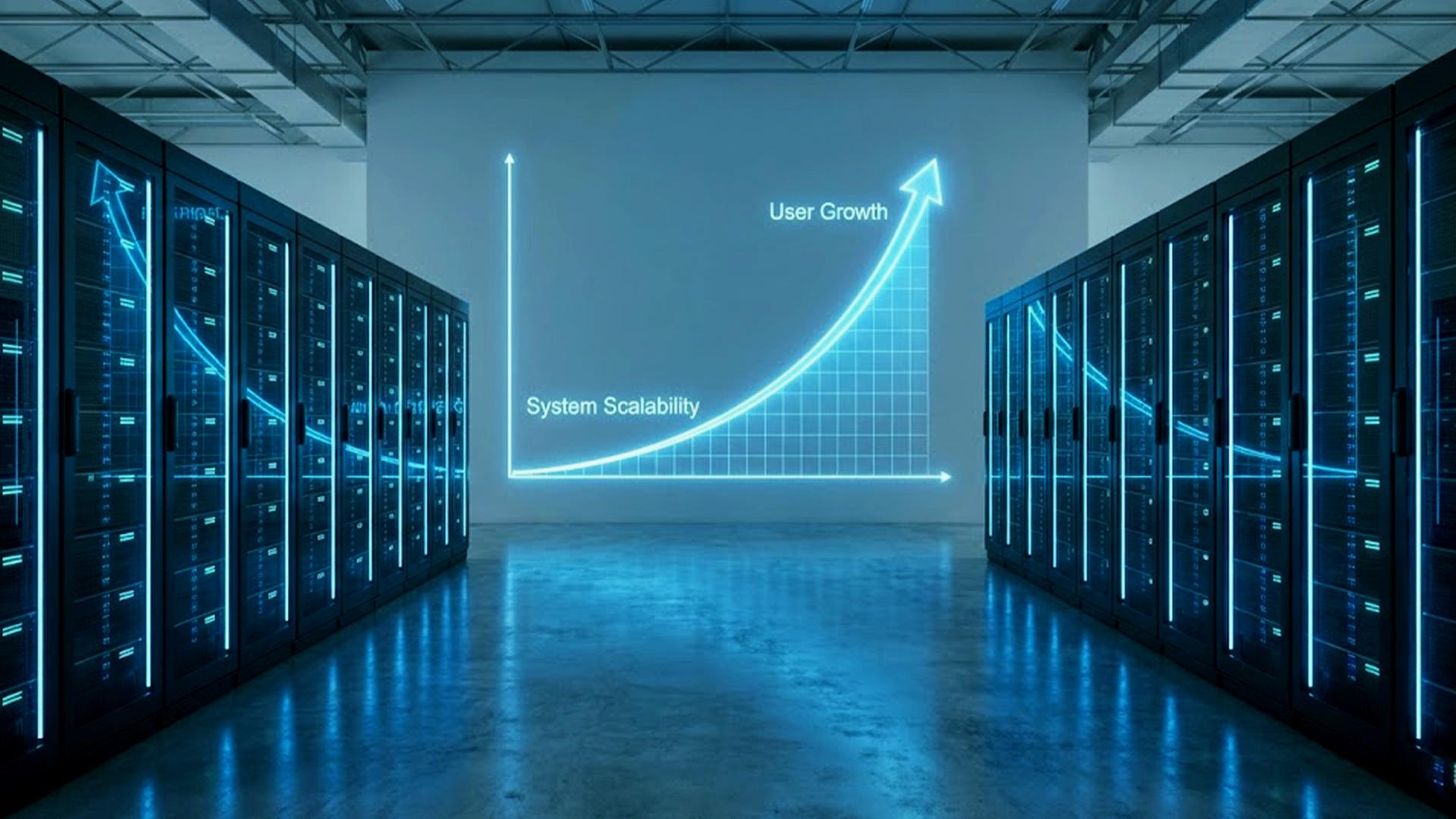 Engineering team planning scalable system architecture